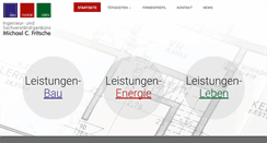 Desktop Screenshot of bau-energie-leben.de